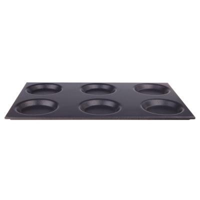 Podnos hliníkový GN 1/1 s formami, s nepřilnavým povlakem, HENDI, GN 1/1, 530x325x(H)15mm | 808757